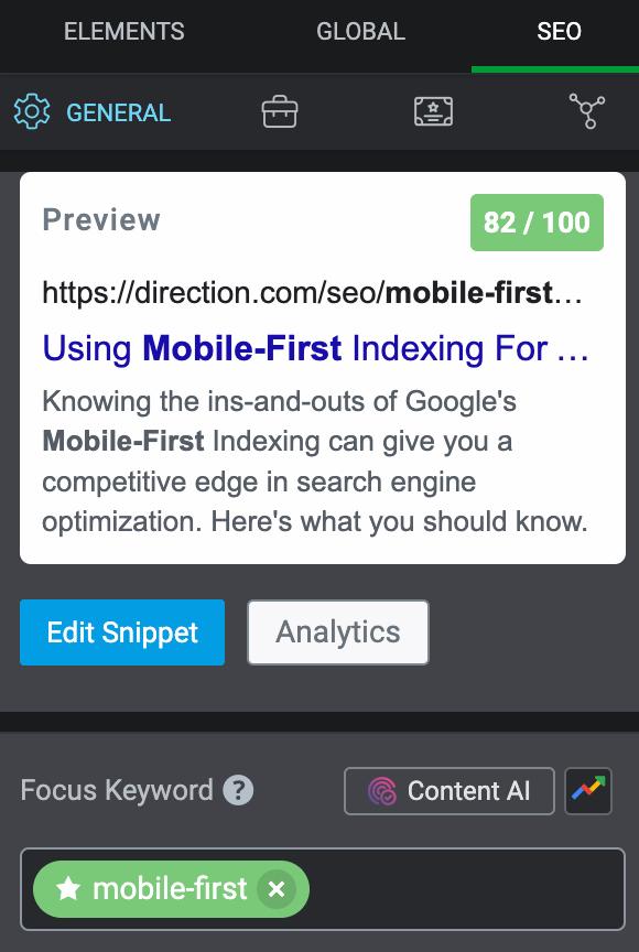 Add a Focus Keyword to your WordPress Blog