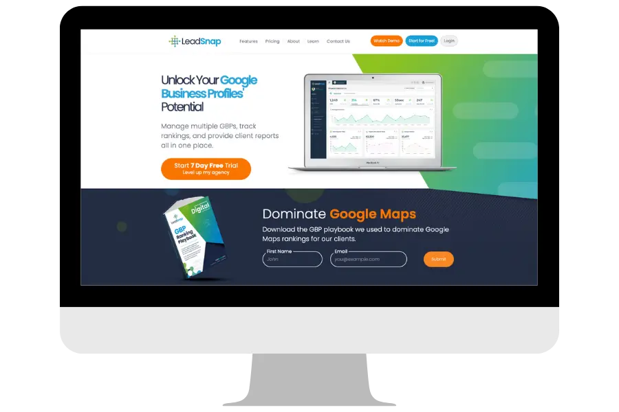 LeadSnap local SEO and reputation management software