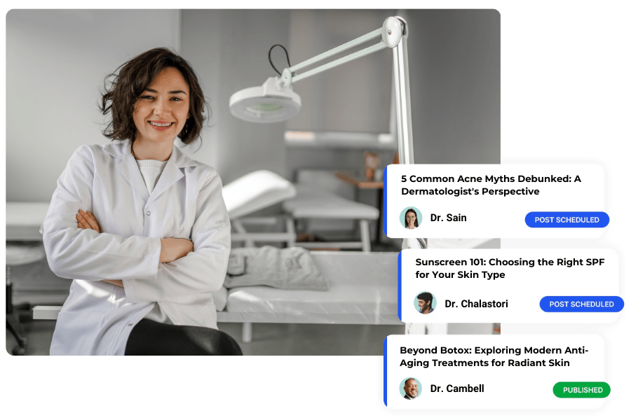 Showcase your expertise in dermatology