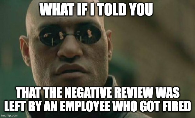 How to Remove Fake Google Reviews (+ 5 Response Templates) 2 negative review meme