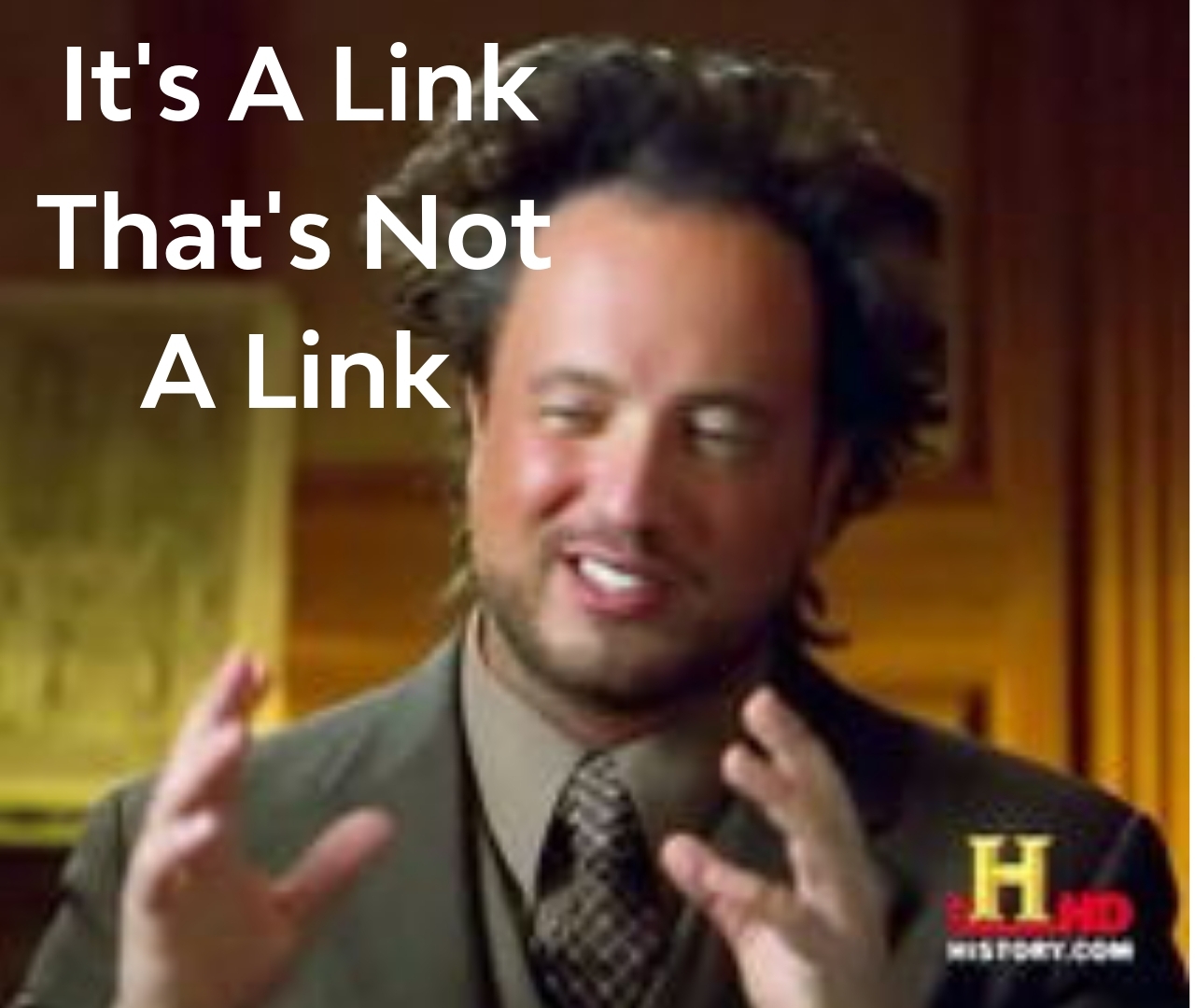 Its a link