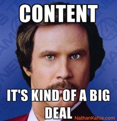 content is a big deal