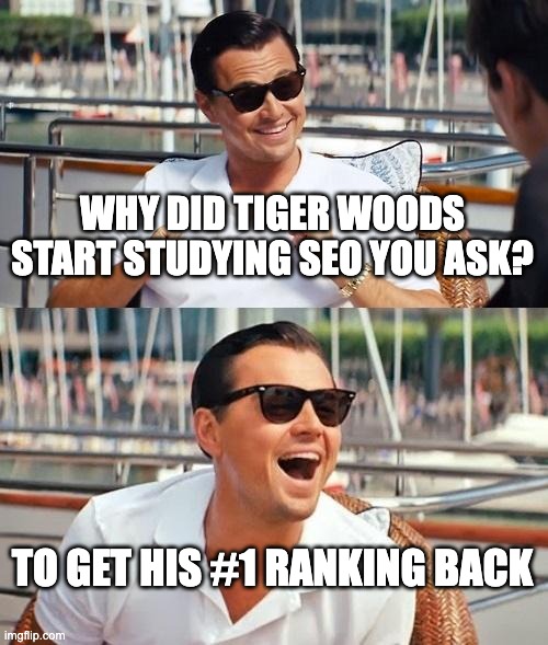 tiger woods seo 1 meme