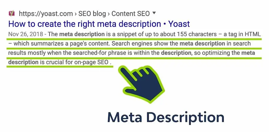 example of SEO meta descriptions