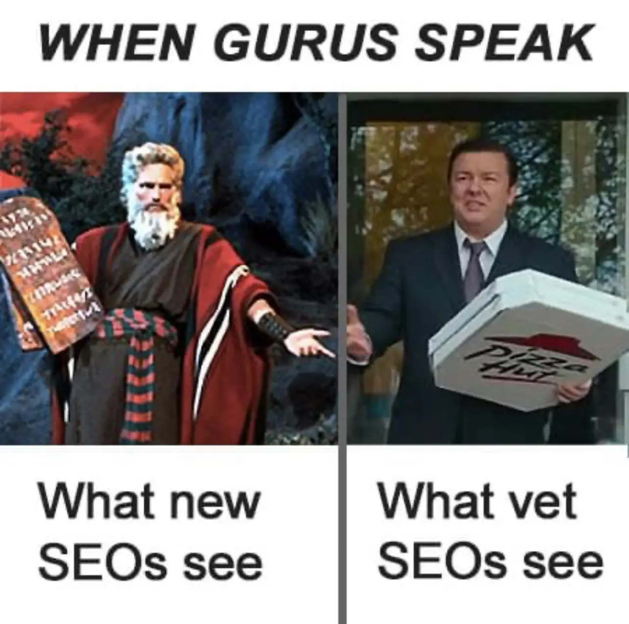 when seo gurus speak