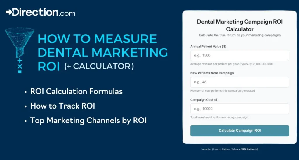 Learn how to measure your dental practice marketing ROI.