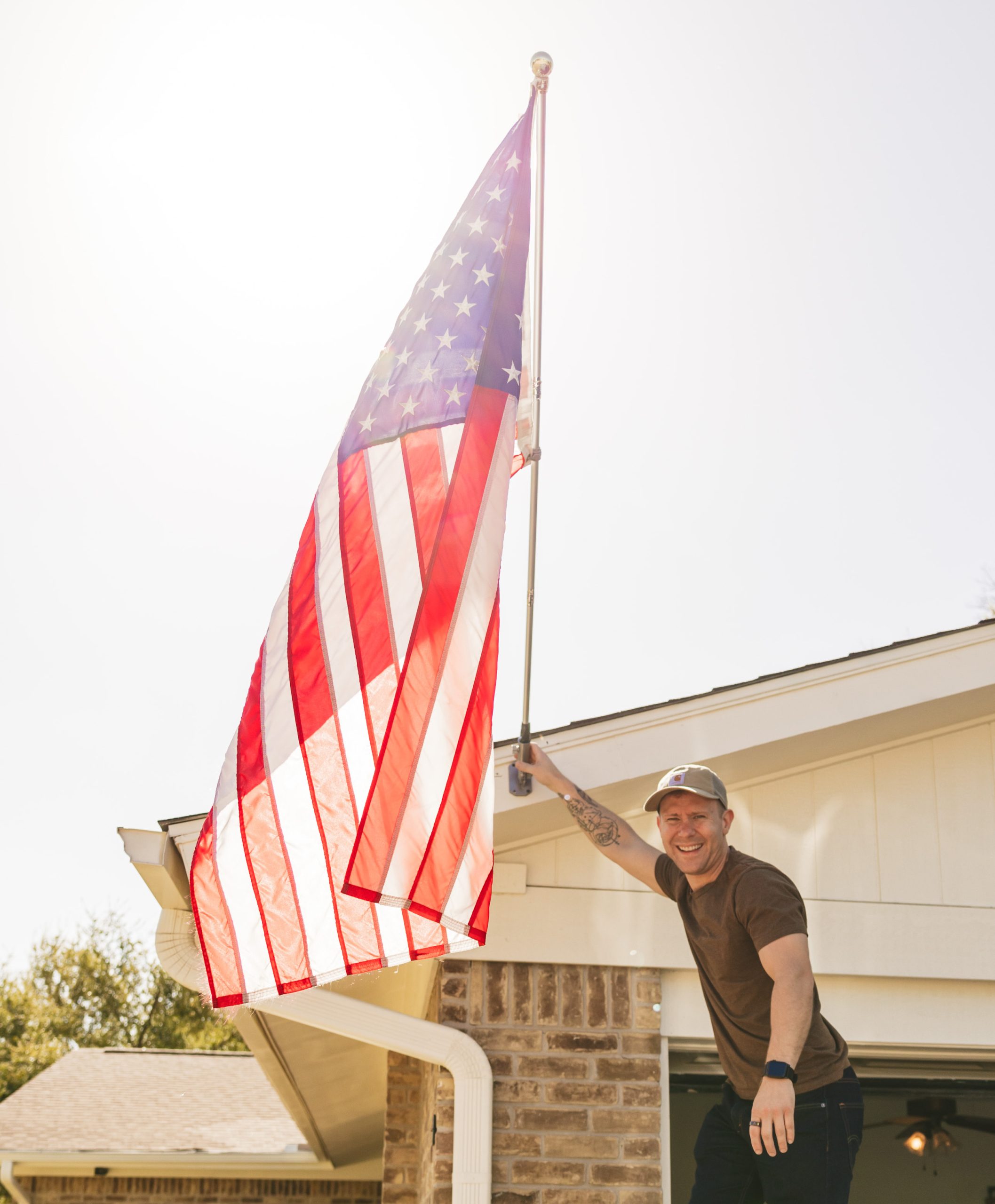 chris with flag scaled