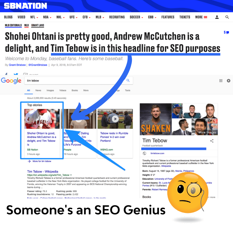 funny seo trick