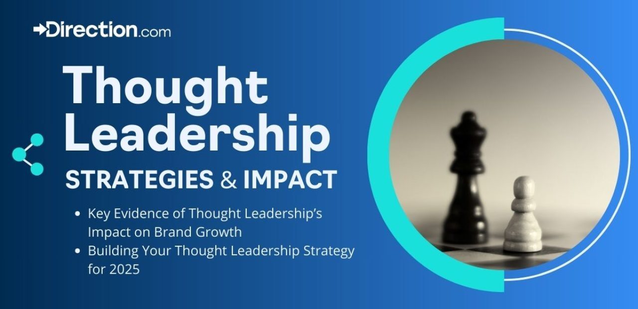 how to leverage thought leadership - strategies and data