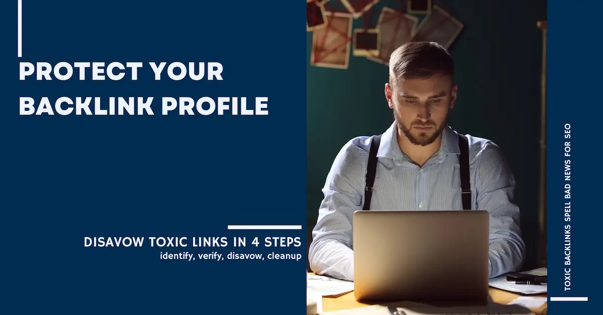 How to identify and disavow spammy links