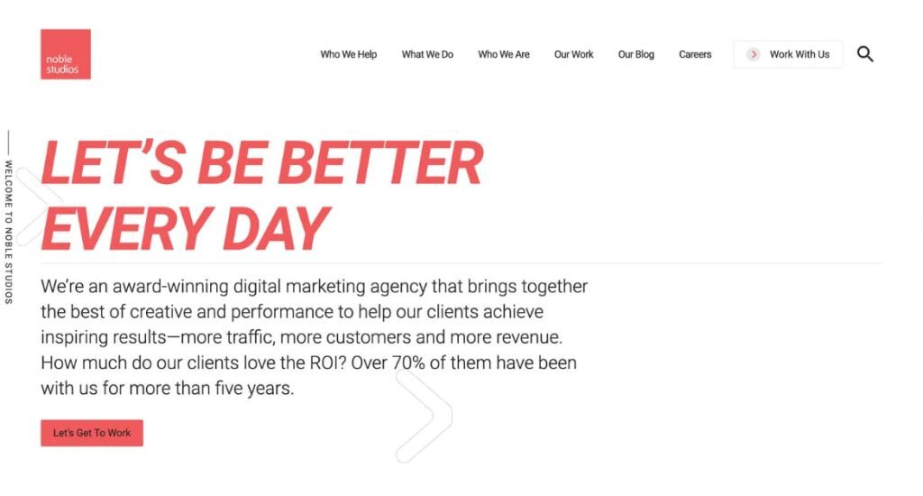 noble studios homepage