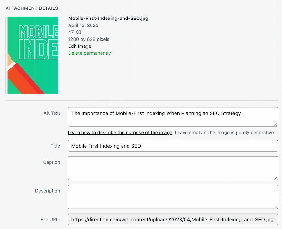 SEO Image Optimizations for Blog Content