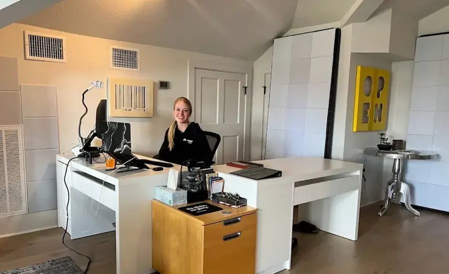 Sara working at Direction HQ