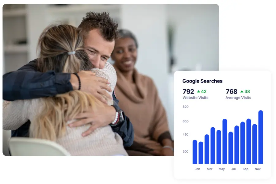 addiction treatment SEO results