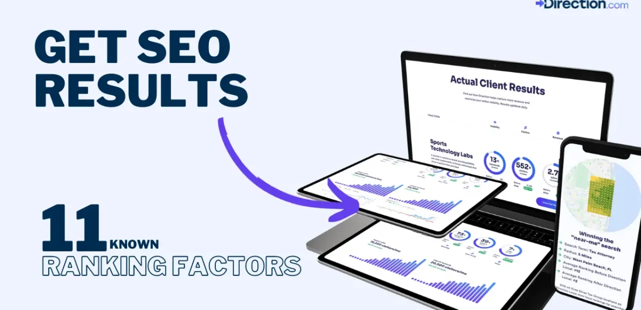 known SEO ranking factors