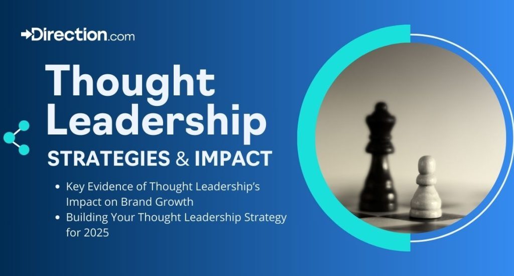 how to leverage thought leadership - strategies and data