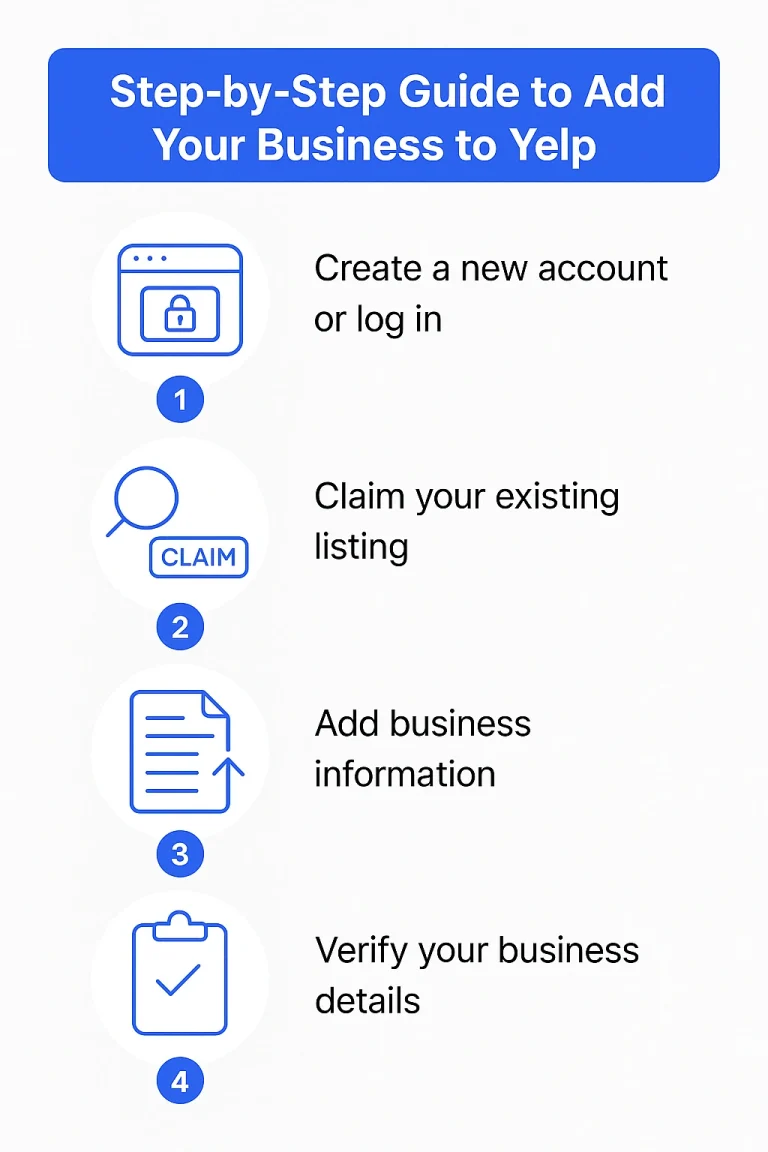 How to add your business to yelp step by step