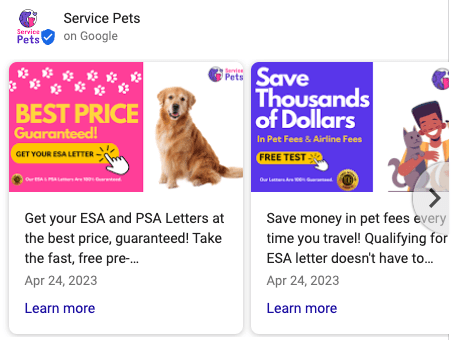 Great google business post example