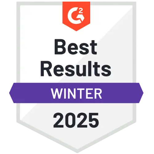 2025 G2 Award for Best Results from SEO in St. Paul awarded to Direction.com for delivering top-performing search strategies.