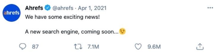 BREAKING: Google Creates Its Own SEO Agency 6 ahrefs tweets