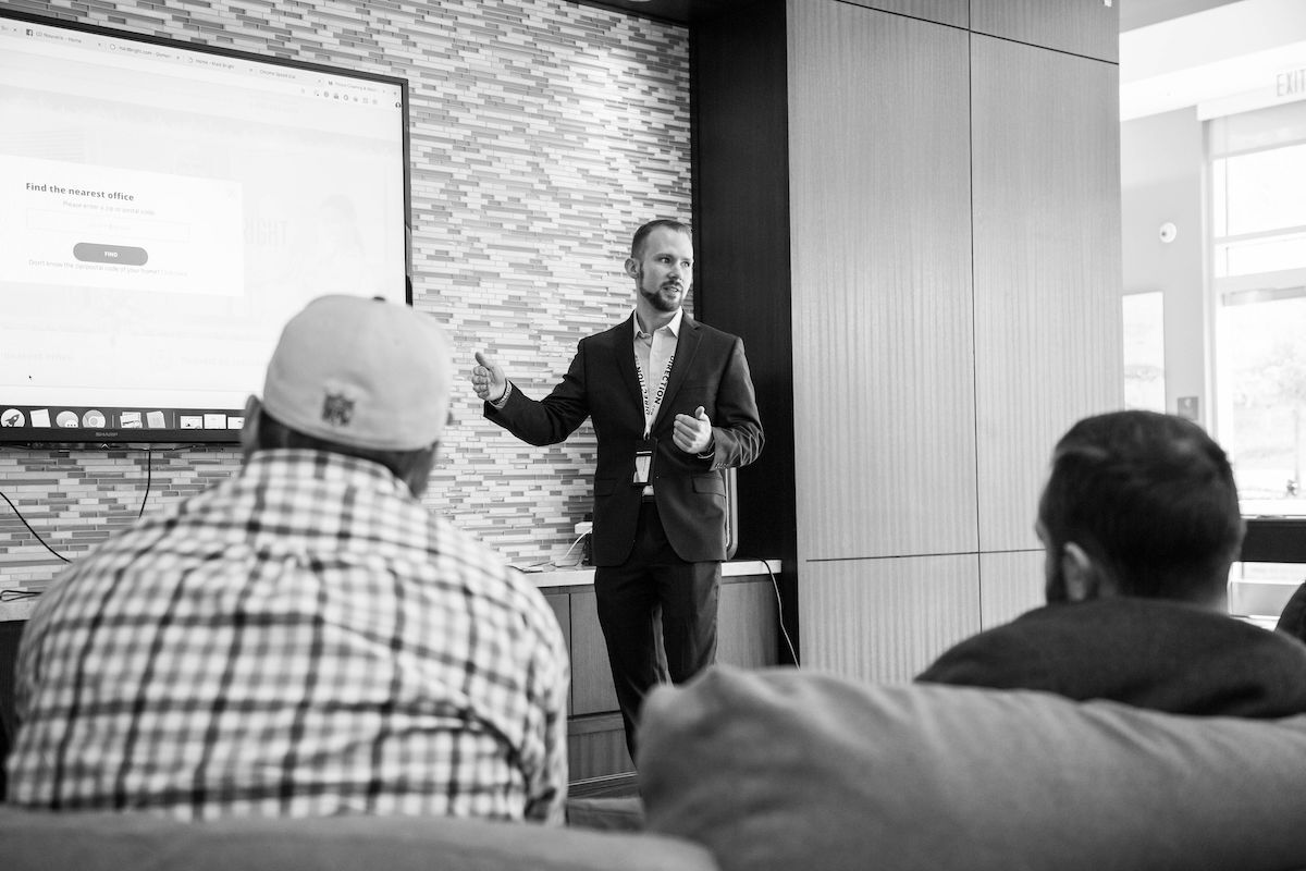 Chris Kirksey Presenting at Business Conference