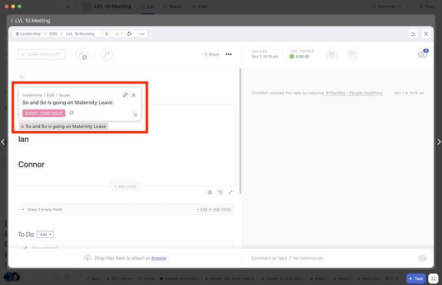 Level 10 Meeting People Headlines