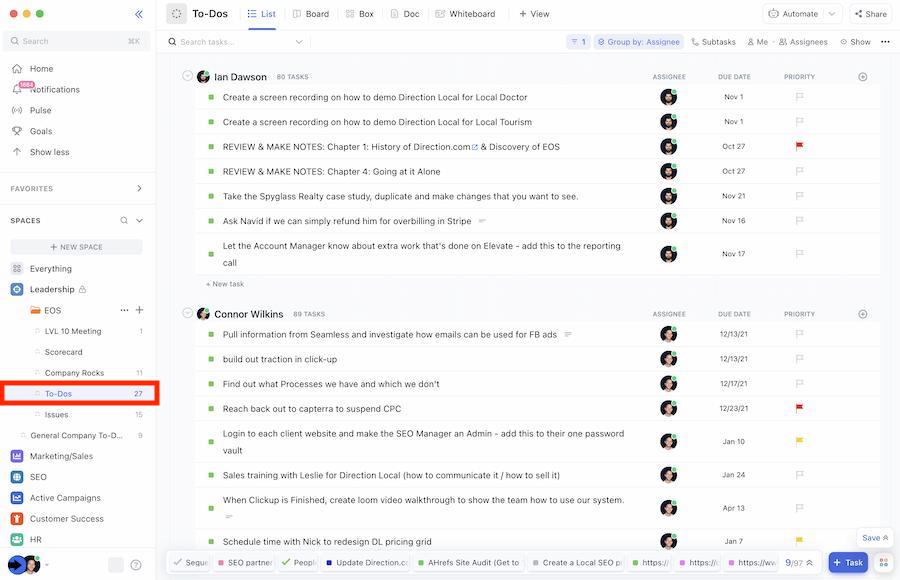 The Level 10 To-Do List