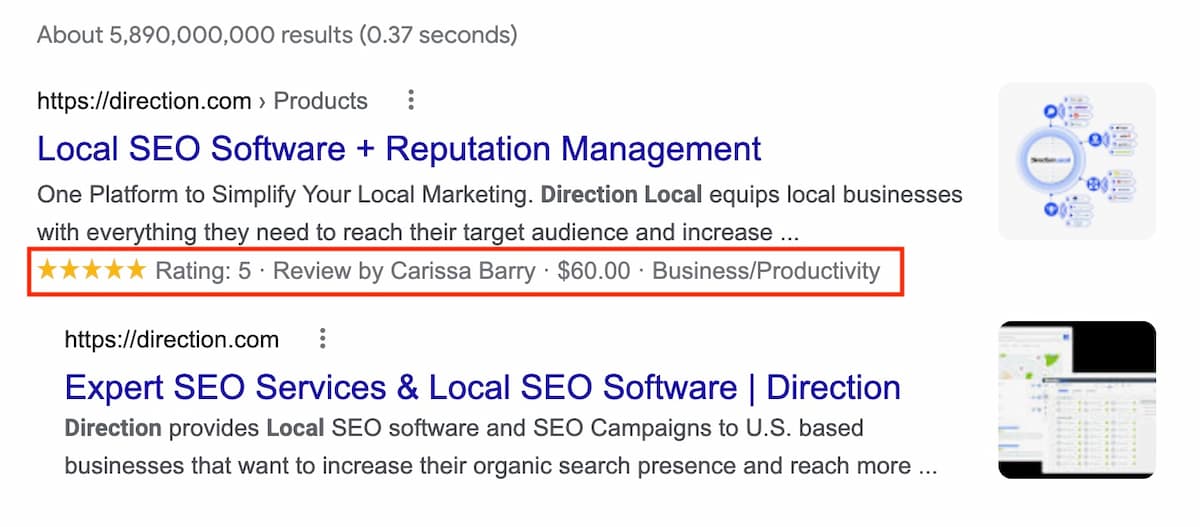 Get in the Know: Local SEO Ranking Factors Impacting Local Search in 2025 5 Example of Schema